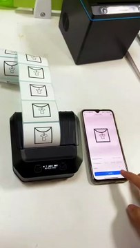 NIIMBOT B1 Portable Thermal Label Printer – 2 Inch Bluetooth Sticker Maker