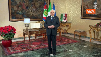 Discorso fine anno Mattarella, la foto storica del 2 giugno 1946 dietro il Presidente