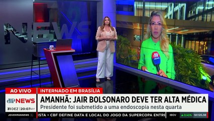 Após procedimentos, Bolsonaro pode receber alta nesta quinta-feira
