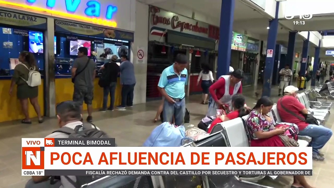 POCA AFLUENCIA DE VIAJEROS