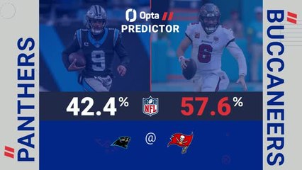 Carolina Panthers @ Tampa Bay Buccaneers - Opta Predictor