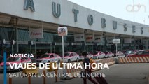 Viajes de última hora saturan la Central del Norte por Año Nuevo