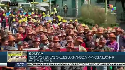 Sindicatos bolivianos acuden a diálogo bajo presión tras masivas protestas