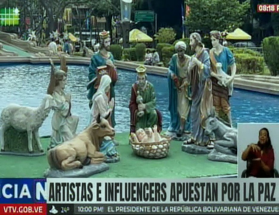 Caracas | Artistas e influencers de Venezuela apuestan por la paz desde la plaza Altamira