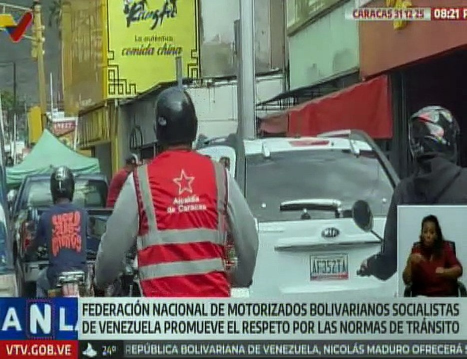 Federación Nacional De Motorizados Bolivarianos Socialistas De Venezuela llaman a la prudencia