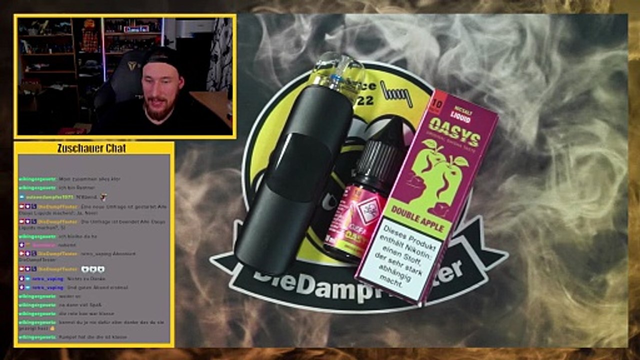 Revoltage Oasys Double Apple Liquid Geschmackstest