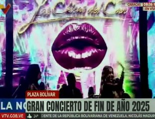 Caraqueños disfrutaron de la presencia de Las Chicas del Can en la Plaza Bolívar