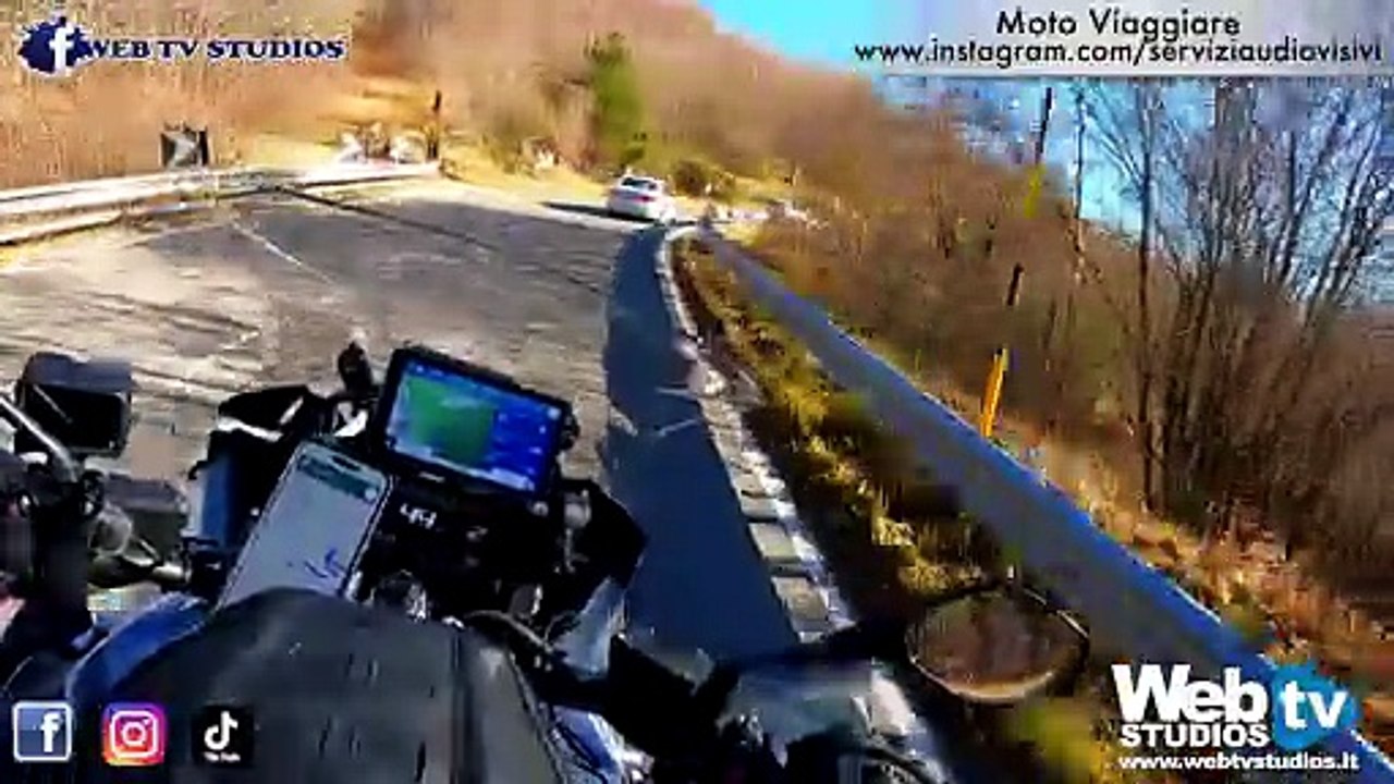 Direzione Terminillo con la Neve in Moto