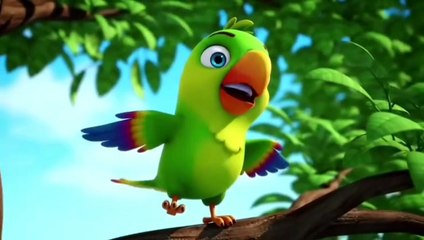 मिठू तोता की अनोखी और मज़ेदार कहानी और उसके दो बच्चों का सुंदर नाच 🎶🕺