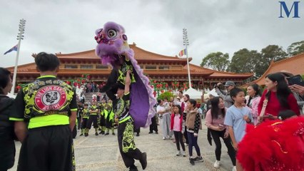 People enjoy the last day of the Nan Tien Temple Cultural Festival