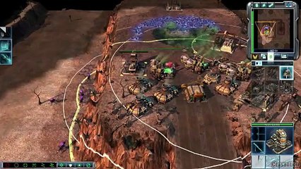 CNC 3 Kane's Wrath Steel Talons vs Brutal AI - Guerilla (Traveler-59)