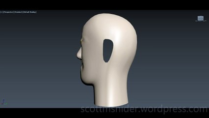 Flame: 3DS MAX Practice Polygon Modeling Head Model Video #73 (01-01-2026)