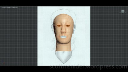 Flame: 3DS MAX Practice Polygon Modeling Head Model Video #77 (01-01-2026)