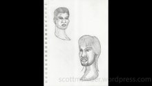 Portrait Pencil Sketches Sheet Video #1 (01-01-2025)