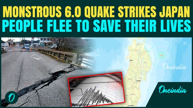 JAPAN EARTHQUAKE BREAKING: 6.0 EARTHQUAKE Strikes Off Japan Near Noda | Tsunami Warning On