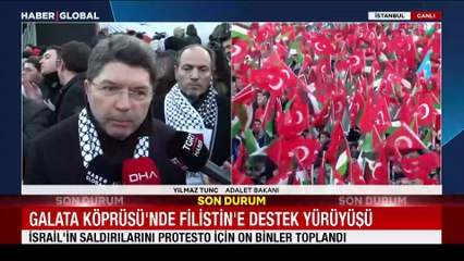 Adalet Bakanı Yılmaz Tunç: “Gazze’deki zulmün sona ermesi için dünyaya sesleniyoruz”
