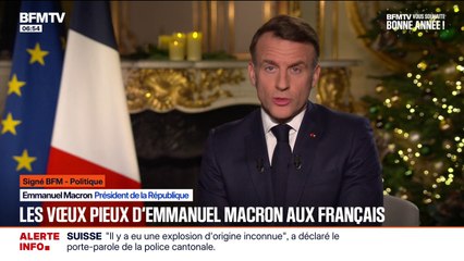 SIGNÉ BFM - Vœux d'Emmanuel Macron: "Le moins que l'on puisse dire, c'est que le ton n'allait pas avec les mots"