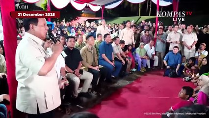 Janji Prabowo di Depan Pengungsi Tapanuli Selatan: Presidenmu Tak Akan Meninggalkamu