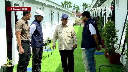 Prabowo Tinjau Rumah Hunian Danantara di Aceh Tamiang, Didampingi AHY-Mualem