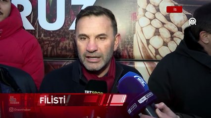 İstanbul'da Okan Buruk ve Abdullah Kavukcu, Filistin’e destek yürüyüşüne katıldı