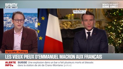 SIGNÉ BFM - Vœux d'Emmanuel Macron: "Une forme d'effacement"