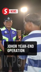 Over 9,000 summonses issued during year-end operations in Johor