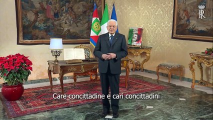 Mattarella "Si chiude un anno non facile, ora la pace"