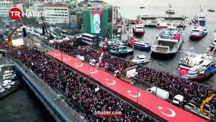 Yüz binler Galata’da! İstanbul'da Gazze için 3. büyük buluşma: Megakent insanlığın sesi olacak