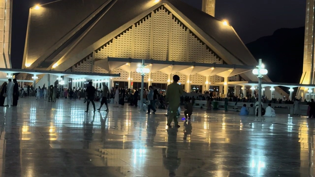 Faisal Masjid Islamabad 🌙✨ Beautiful Mosque #faisalmasjid #islamabad #pakistan