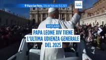 Papa Leone XIV presiede i Vespri di fine anno: 