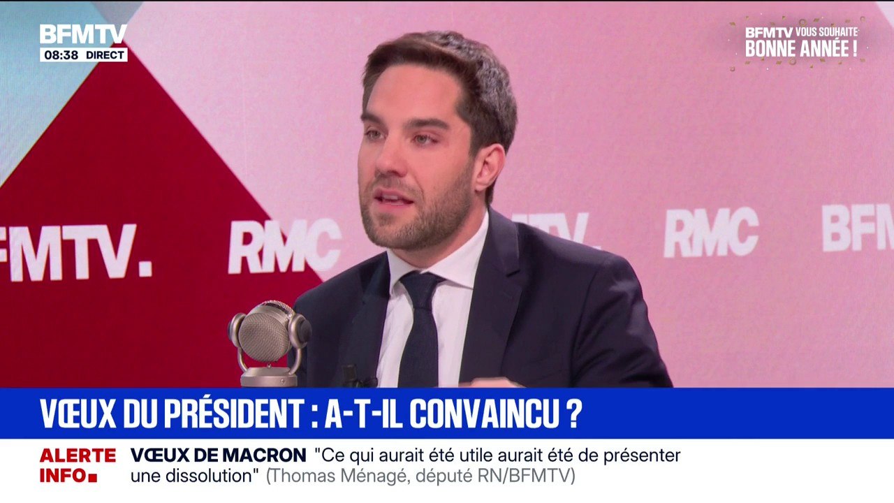 Thomas Ménagé (RN) affirme que le Rassemblement national va "soutenir" le projet de loi du gouvernement visant à interdire les réseaux sociaux aux moins de 15 ans