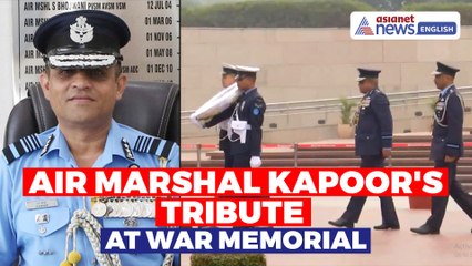 Air Marshal Nagesh Kapoor Lays Wreath at National War Memorial as New Vice Chief of Air Staff