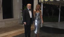 US President Donald Trump Attends New Year's Eve Party | WATCH