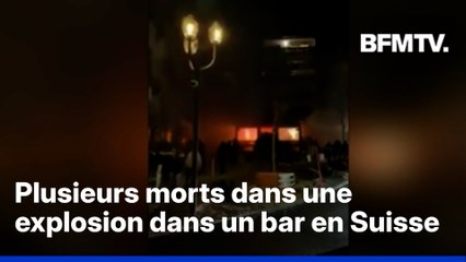 Plusieurs morts après une explosion dans la station de ski de Crans-Montana en Suisse