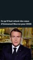 Ce qu'il faut retenir des avant-derniers vœux d'Emmanuel Macron