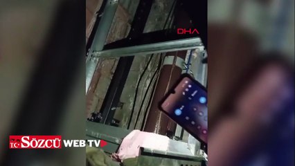 Asansörün halatı koptu, anne ve kızı yaralandı