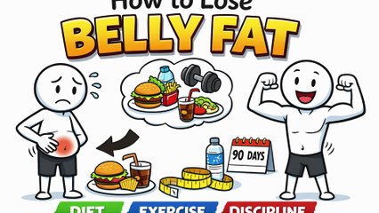 How to Lose Belly Fat Fast | 90 Day Belly Fat Transformation Tips