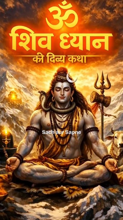 जब महादेव ने आंखें बंद कीं… प्रकृति झुक गई 🌿 #mahadev #vecna