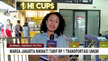 Libur Tahun Baru, Tarif Transportasi Umum Rp 1 di Jakarta | JMP