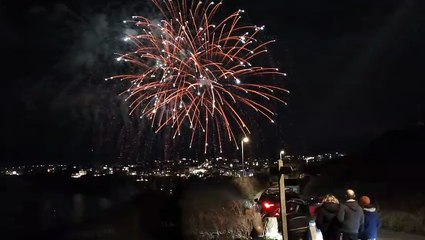 Newquay welcomed in 2026 with a spectacular fireworks display