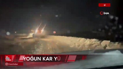 Siirt’te yolda mahsur kalan ambulans 3 saat sonra kurtarıldı