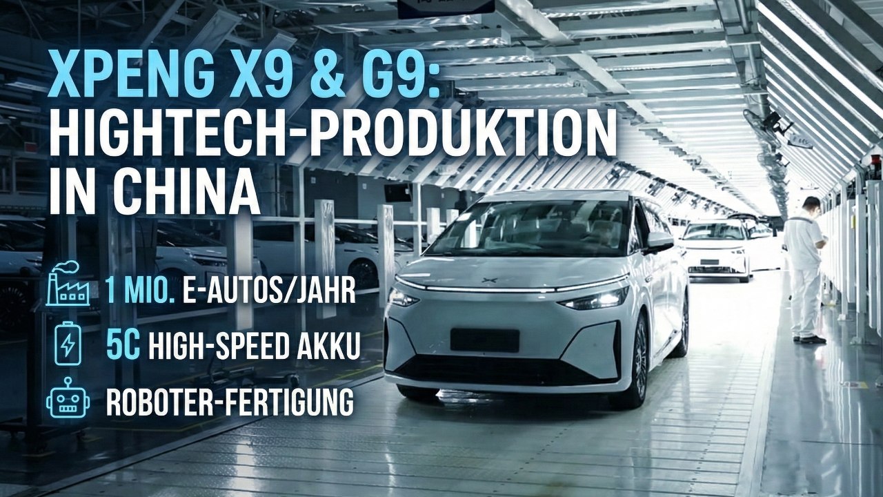 Mega-Werk in Guangzhou: Xpeng X9 & G9 auf dem Weg nach Europa