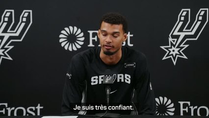 San Antonio Spurs - Wembanyama sur sa blessure face aux Knicks : "Je suis confiant"
