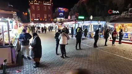 Beşiktaş Ortaköy’de son yılların en sakin yılbaşı akşamı yaşanıyor