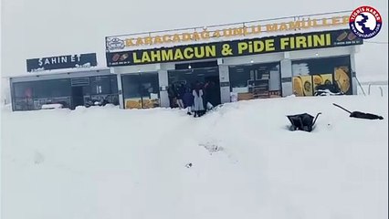 Diyarbakır’da kar kuşatması: Oğlaklı TOKİ’de yaşam felç