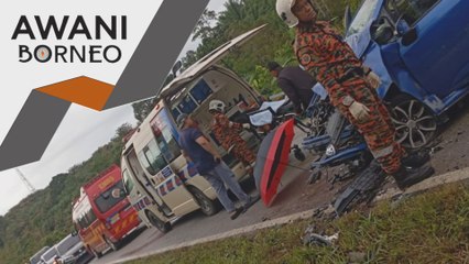Dua maut, sembilan cedera nahas tahun baharu di Lubok Antu