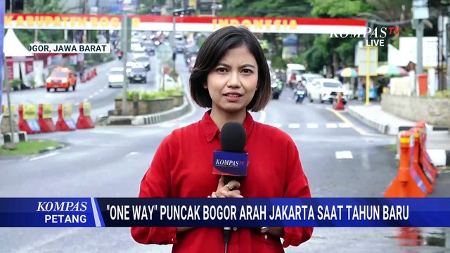 Tahun Baru, Sistem One Way di Jalur Puncak Bogor Diterapkan Situasional | KOMPAS PETANG