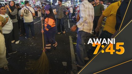 3.2 tan sampah dikutip malam sambutan Ambang Tahun Baharu