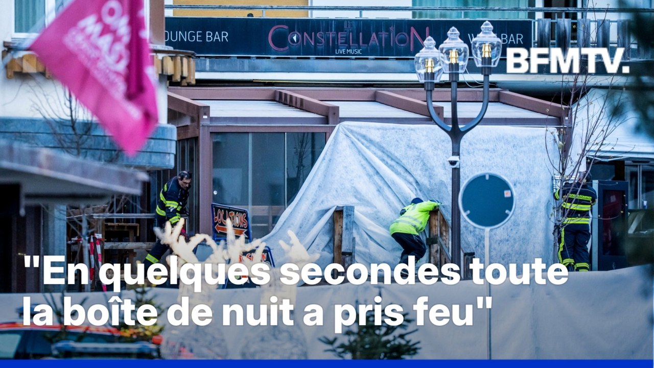 Incendie mortel à Crans-Montana: "En quelques secondes, toute la boîte de nuit a pris feu", raconte une témoin