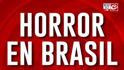 Explosión, fuego y horror: cinco bomberos heridos en un supermercado